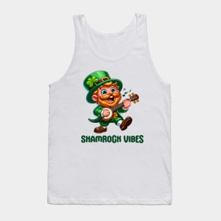 Shamrock Vibes Shirt - Music Lover - St Patrick's Day Tank Top